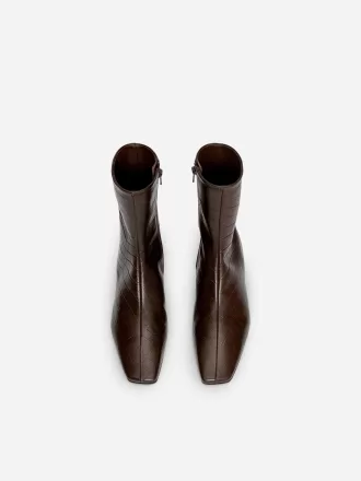 Firkantede ankelstøvler