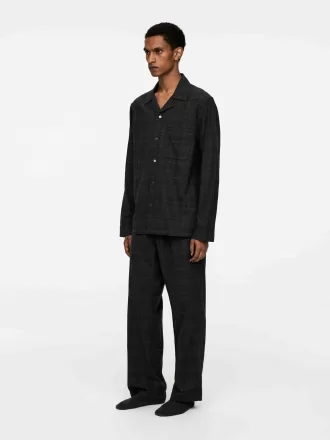 Flanell pyjamasskjorte