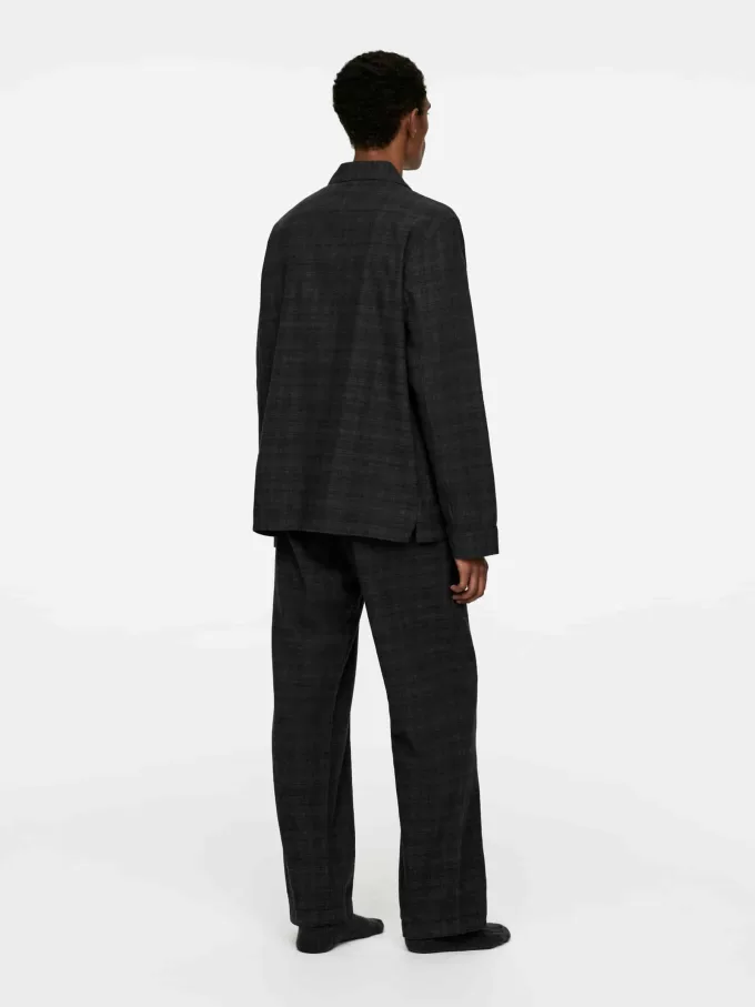 Flanell pyjamasskjorte