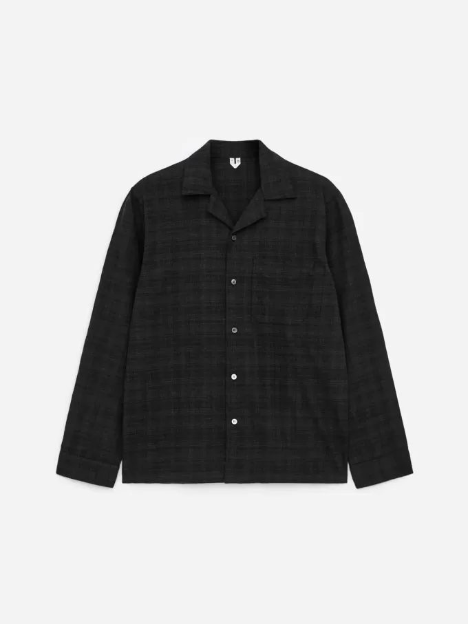 Flanell pyjamasskjorte