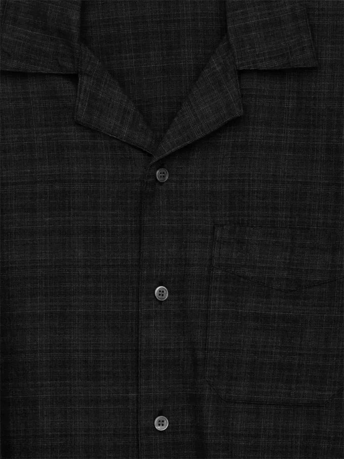 Flanell pyjamasskjorte