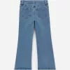 Flared denim bukser