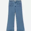 Flared denim bukser