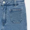 Flared denim bukser