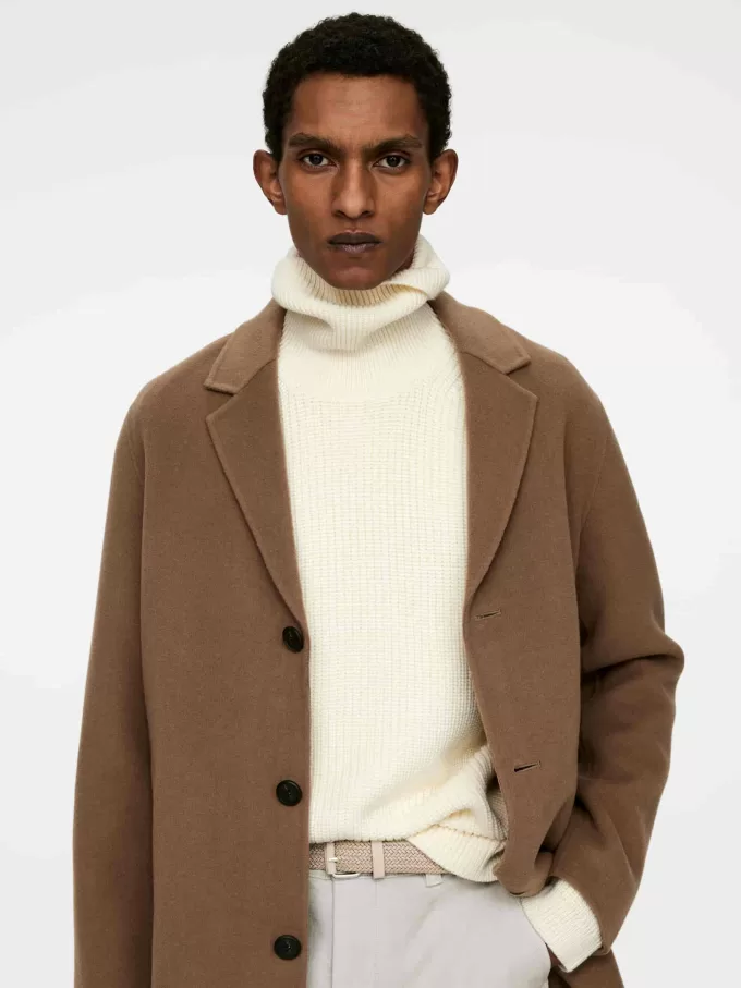 Flettet læder trimmet bælte