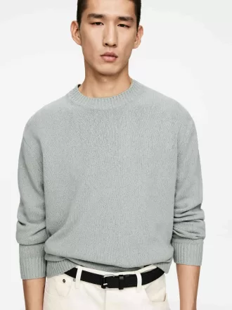 Flettet læder trimmet bælte