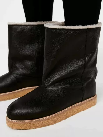 Forede læderstøvler