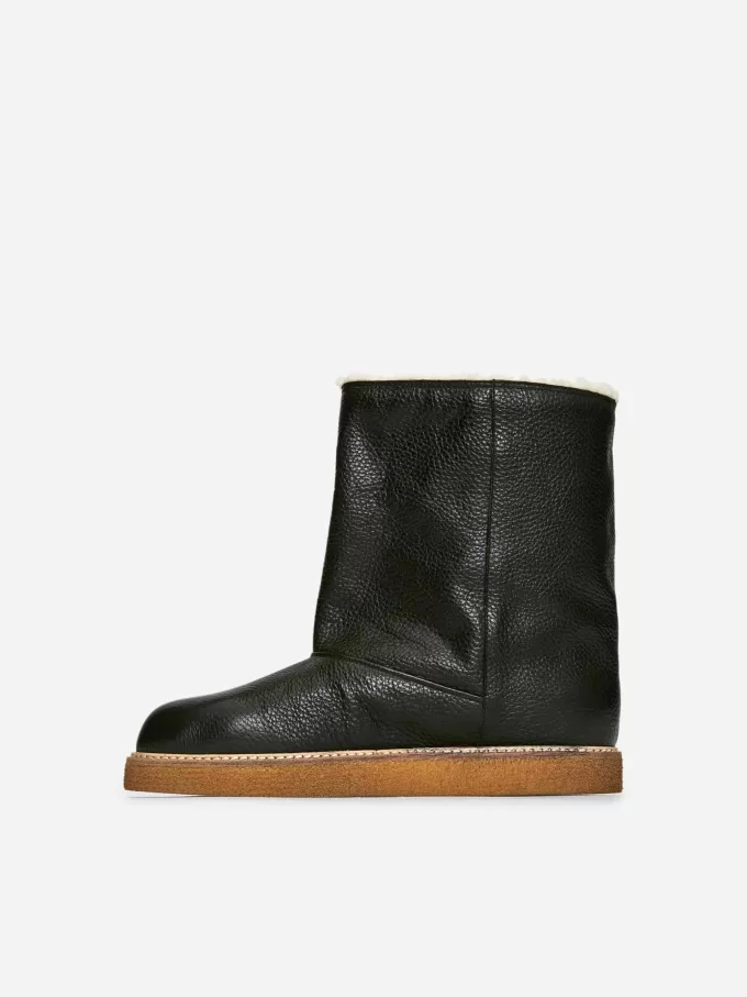 Forede læderstøvler