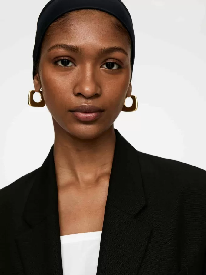 Forgyldte Hoop Øreringe Forgyldte Hoop Øreringe