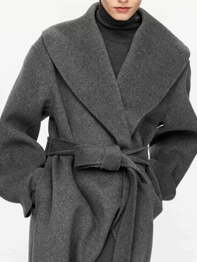 Frakke med sjalkrave