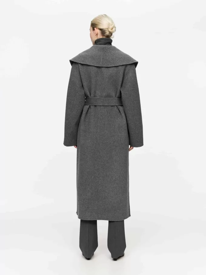 Frakke med sjalkrave