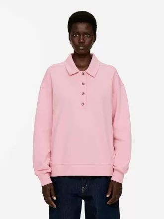 Fransk frotté poloshirt