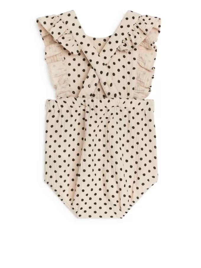 Frill Muslin Romper Frill Muslin Romper