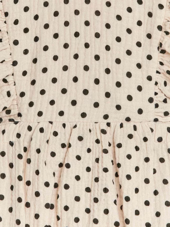 Frill Muslin Romper Frill Muslin Romper