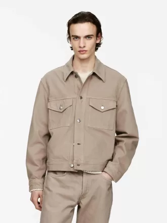 Garment-Dyed denim jakke