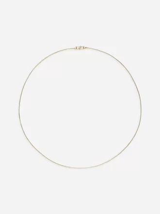 Guldbelagt kæde halskæde