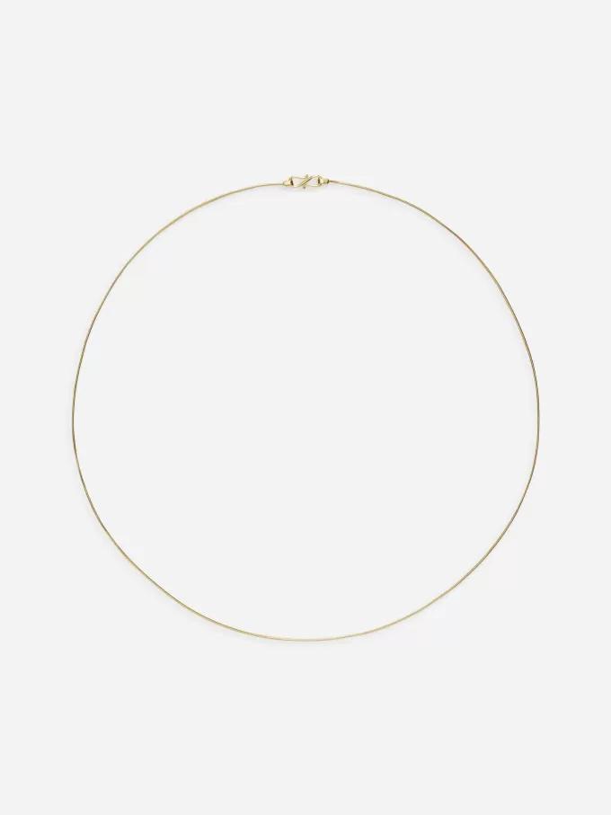 Guldbelagt kæde halskæde