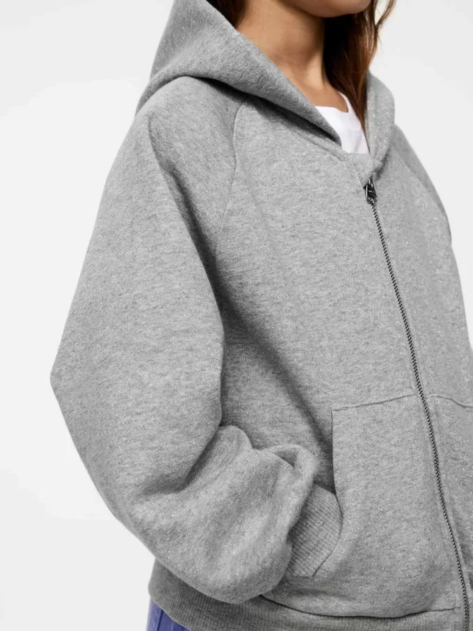 Hættetrøje med lynlås Hættetrøje med lynlås
