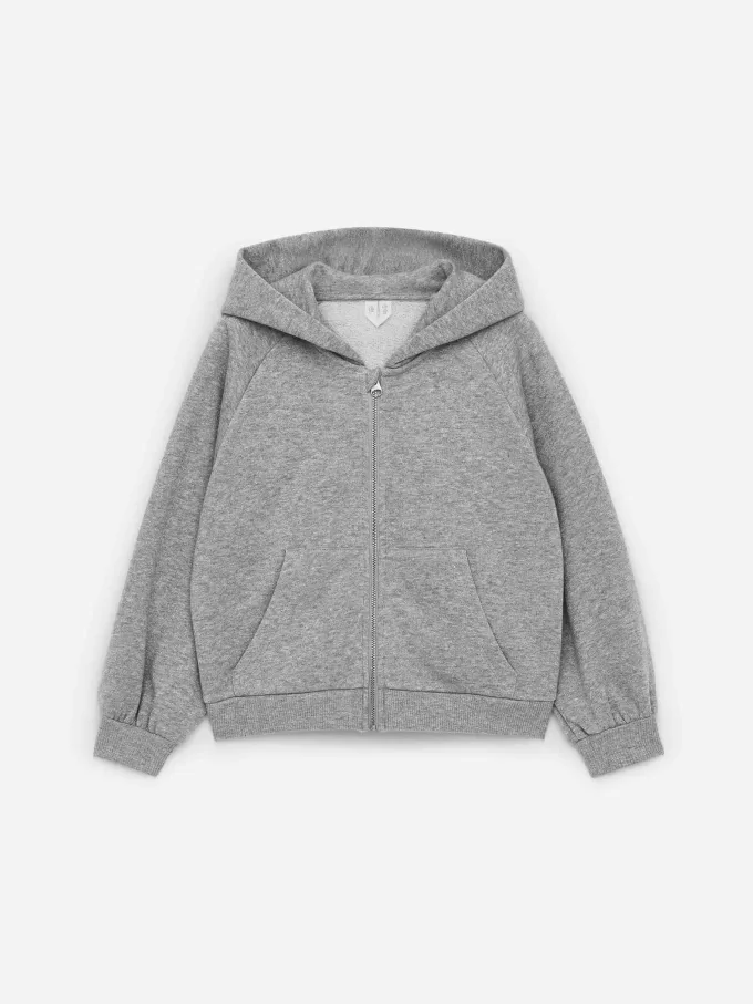 Hættetrøje med lynlås Hættetrøje med lynlås