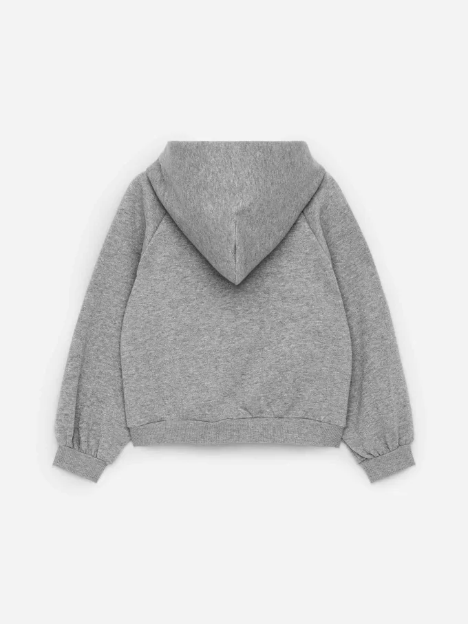 Hættetrøje med lynlås Hættetrøje med lynlås