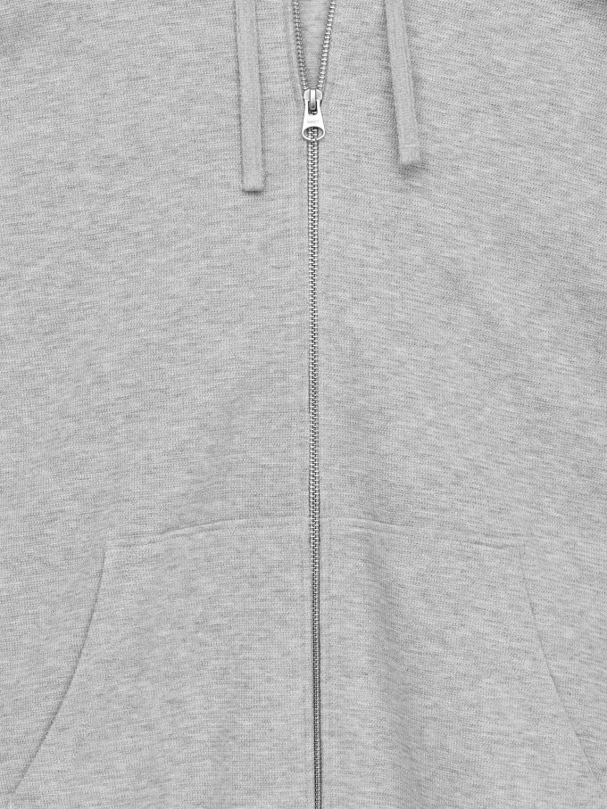 Hættetrøje med lynlås