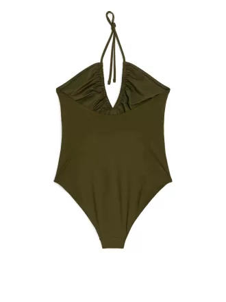 Halterneck badedragt