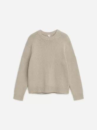 Heavy Knit Wool Blend Jumper