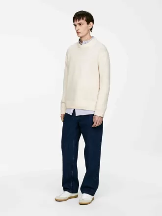 Heavy Knit Wool Blend Jumper