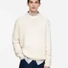 Heavy Knit Wool Blend Jumper