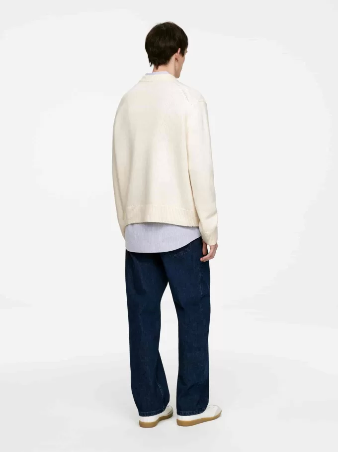 Heavy Knit Wool Blend Jumper