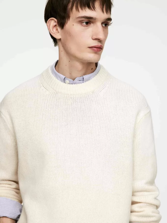 Heavy Knit Wool Blend Jumper