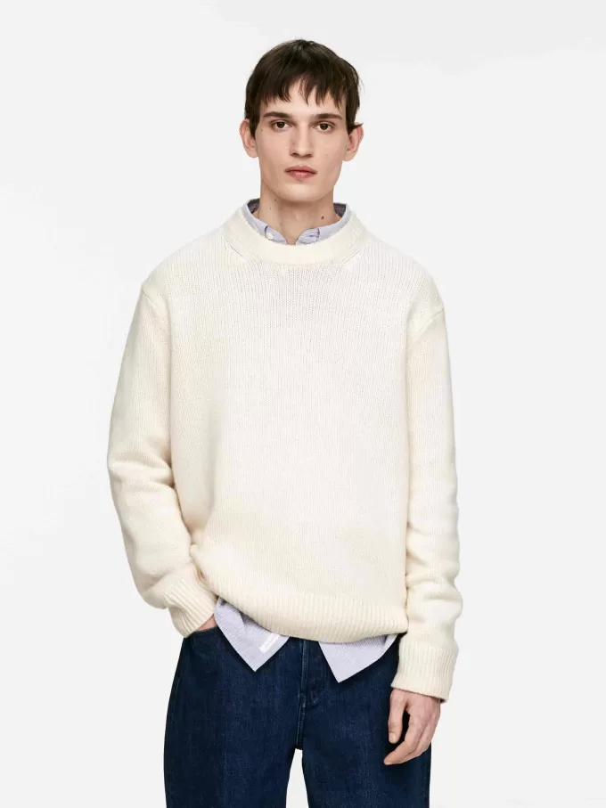 Heavy Knit Wool Blend Jumper