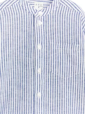 Henley linned skjorte