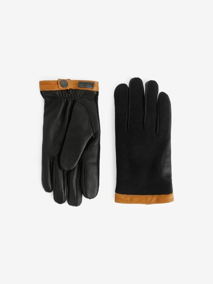 Hestra Deerskin Uld Tricot Handsker Hestra Deerskin Uld Tricot Handsker