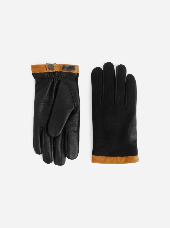 Hestra Deerskin Uld Tricot Handsker Hestra Deerskin Uld Tricot Handsker