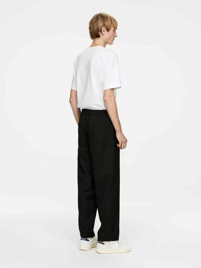 Hopsack Bukser med snoretræk Hopsack Bukser med snoretræk