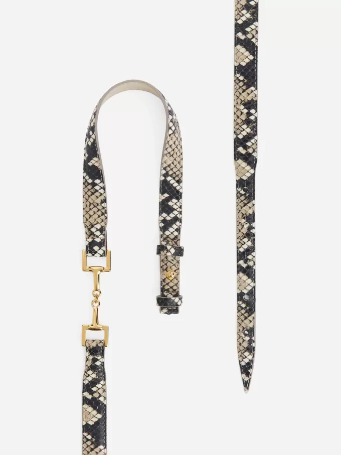 Horsebit Spænde Læderbælte