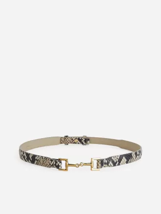 Horsebit Spænde Læderbælte