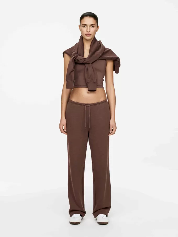 Joggingbukser med brede ben