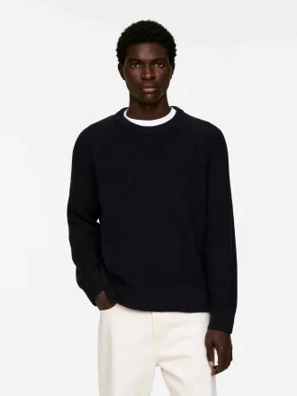 Jumper i linned bomuld