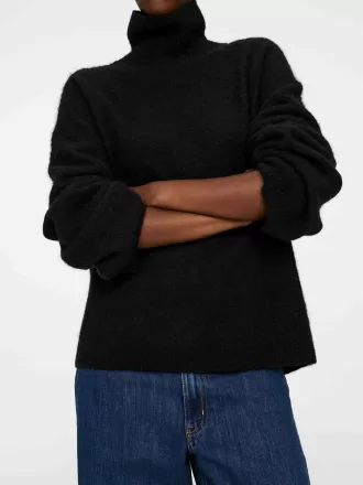 Jumper med rullehals