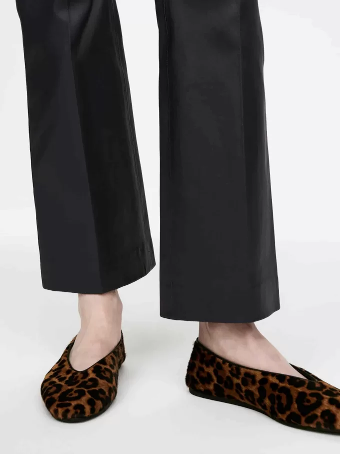 Kick-Flare læderbukser