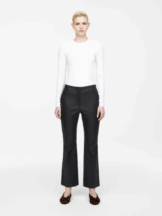 Kick-Flare læderbukser