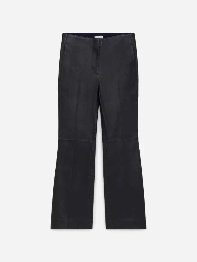 Kick-Flare læderbukser