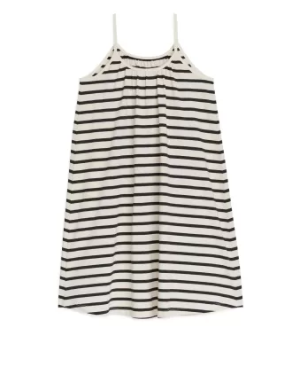 Kjole med bomuldsrem