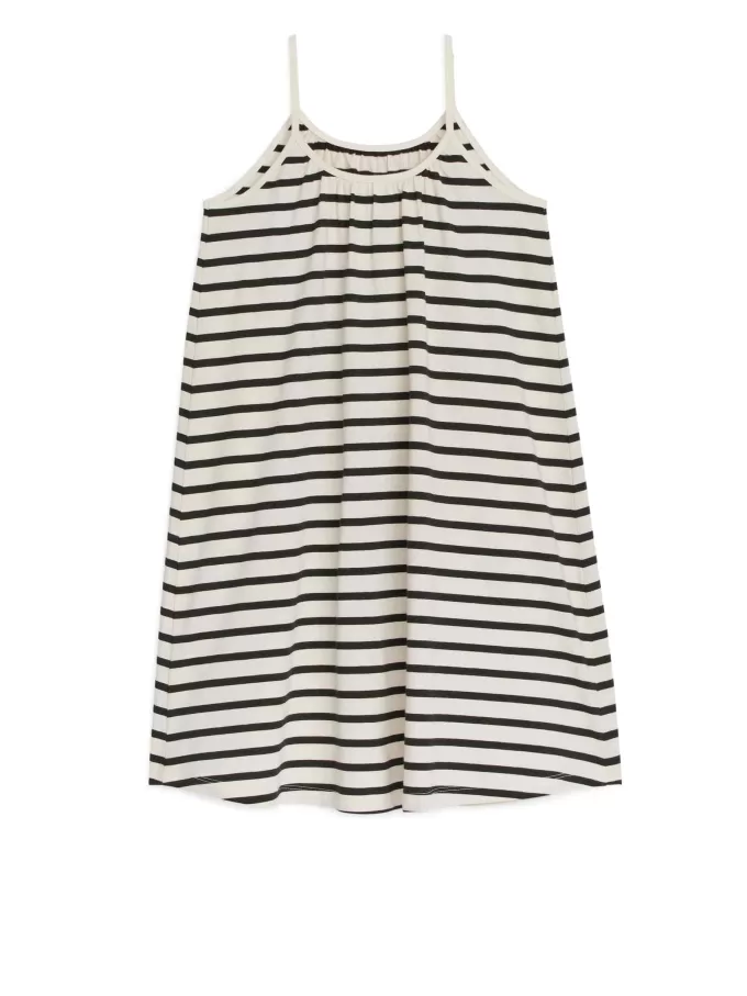 Kjole med bomuldsrem