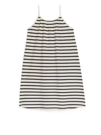 Kjole med bomuldsrem