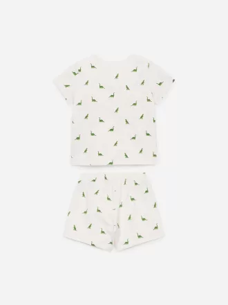 Kort jersey pyjamassæt