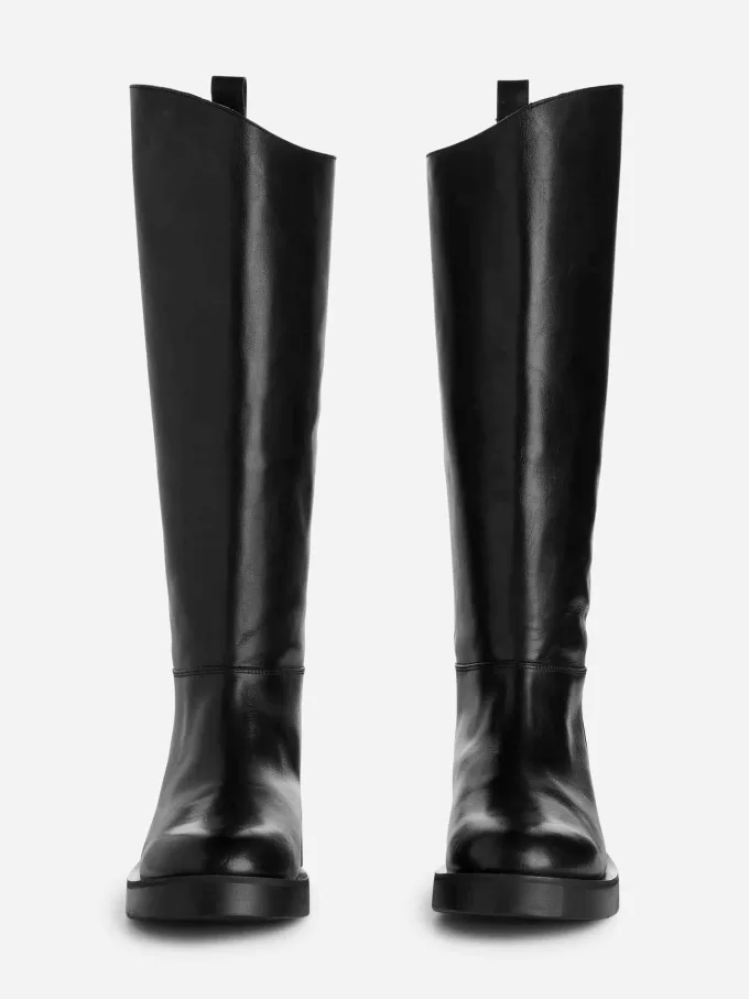 Læder ridestøvler Læder ridestøvler