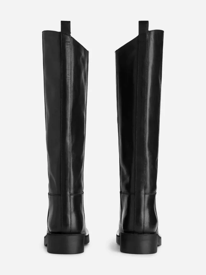 Læder ridestøvler Læder ridestøvler